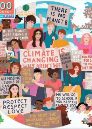 PUZLE REDONDO 500 PIEZAS ACCION POR LE CLIMA EEBOO