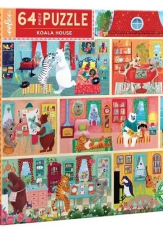 PUZLE 64 PIEZAS CASA DEL KOALA EEBOO