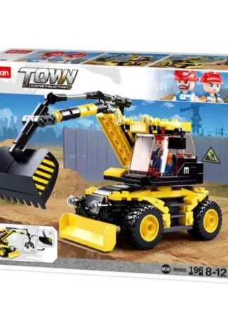 TOWN MAQUINA CONSTRUCCION 2 EN 1 196 PIEZAS