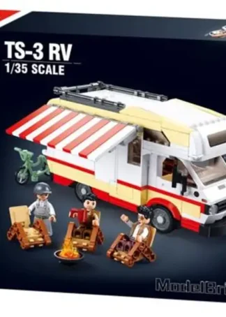 FURGONETA DE CAMPING 1/35 506 PZS MODEL BRICKS