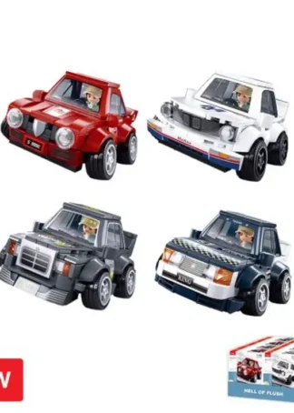 EXP 8 COCHE DE CARRERAS 156 PIEZAS 4 MODELOS MCAR SLUBAN