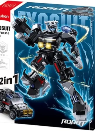 COCHE DE POLICIA 247 PIEZAS AUTOBOTS