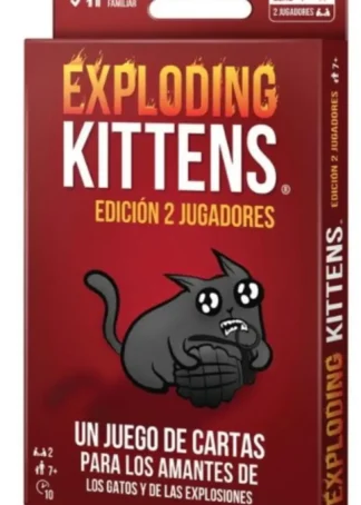 EXPLODING KITTENS EDICION 2 JUGADORES