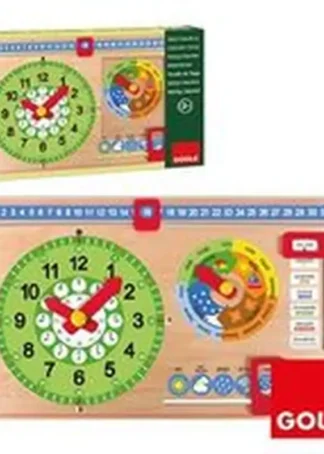 RELOJ CALENDARIO CASTELLANO.(MATERIAL EDUCATIVO)