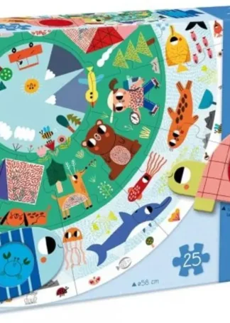 PUZZLE XXL DESCUBRE ANIMALES ( 25 PIEZAS )