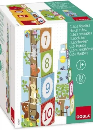 CUBOS APILABLES BOSQUE.(JUEGOS HABILIDAD)