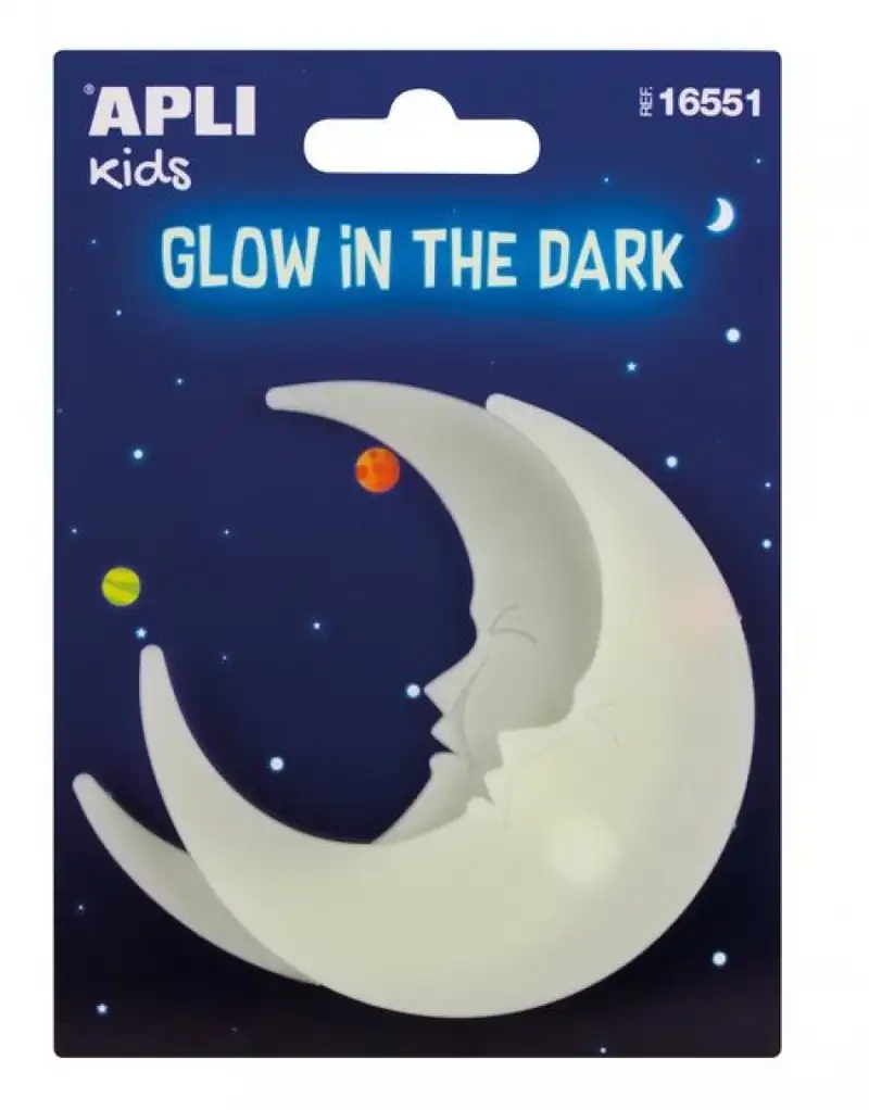 BLISTER 2 LUNAS GLOW IN THE DARK