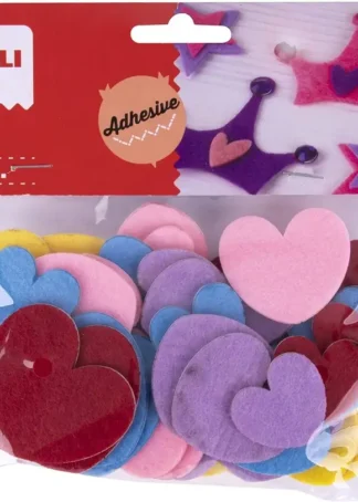 BOLSA CORAZONES DE FIELTRO SURTIDOS