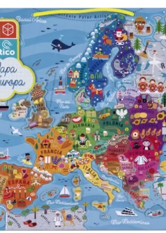 PUZLE MAGNETICO EUROPA 45 PIEZAS