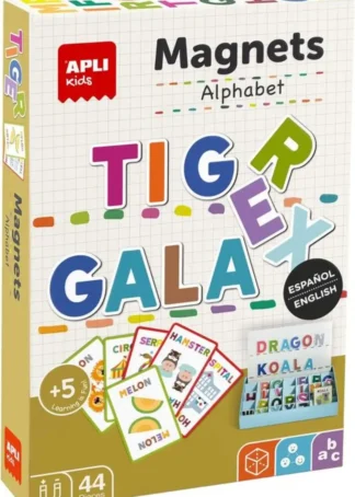ALFABETO TIGER MAGNETS ESPAÑOL-INGLES