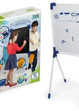 PIZARRA JUNIOR REVERSIBLE 37X32X85CM INCLUYE 12 PIEZAS