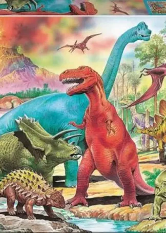DINOSAURIOS.(PUZZLE 100 PZAS)