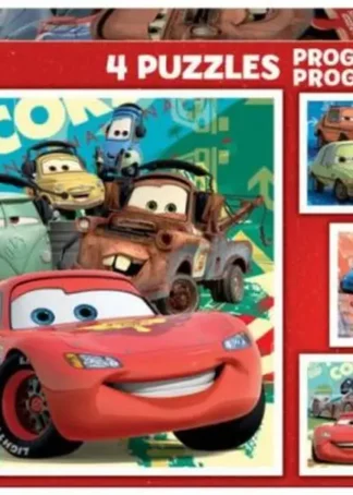 CARS 2 PUZZLE PROGRESIVO.(12,16,20,25 PZAS)