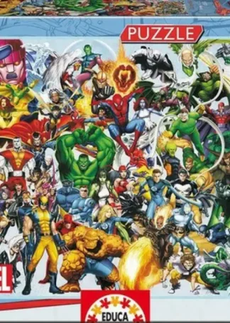 HEROES MARVEL PUZZLE 1000 PIEZAS