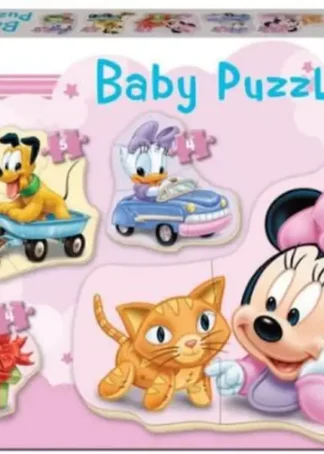 MINNIE BABY PUZZLES.(5 PUZZLES/3,4,5 PZAS)