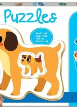 BABY PUZZLE ANIMALES DE MADERA 5 PIEZAS