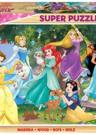 PUZZLE 100 PIEZAS DISNEY PRINCESS MADERA