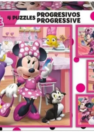 PUZZLE PROGRESIVOS MINNIE HAPPY HELPERS 12-16-20-25