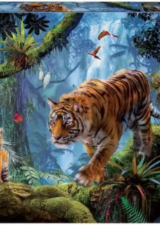 TIGRES EN EL ARBOL PUZZLE 1000 PIEZAS