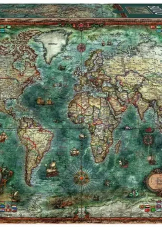 MAPAMUNDI HISTORICO PUZZLE 8000 PIEZAS