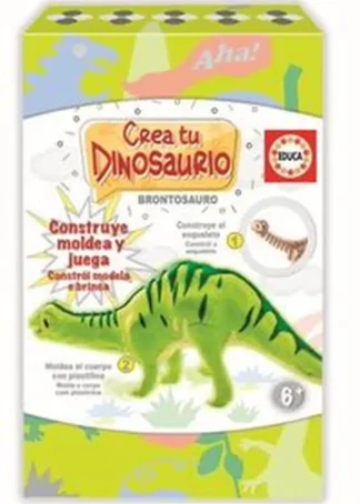 CREA Y MOLDEA TU BRONTOSAURIO