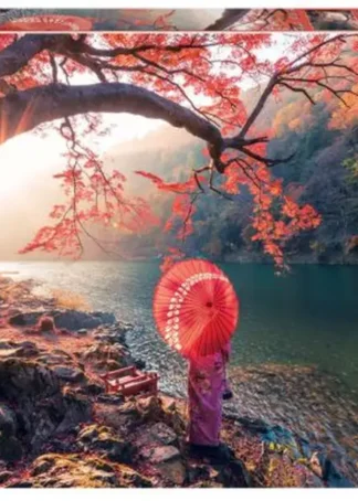 AMANECER EN EL RIO KATSURA, JAPON PUZZLE 1000 PIEZAS