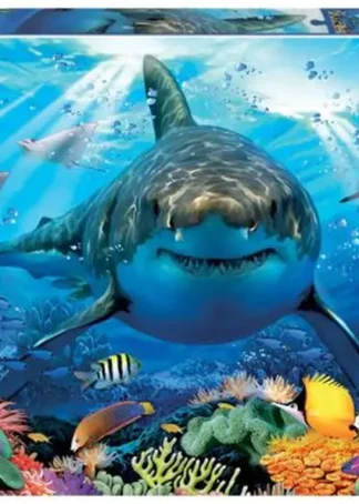 GRAN TIBURON BLANCO PUZZLE 500 PIEZAS