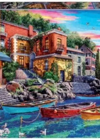 PUZZLE PUESTA DE SOL EN COMO 3000 PIEZAS