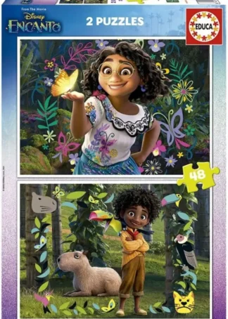 2 PUZZLES DE 48 PIEZAS ENCANTO DISNEY