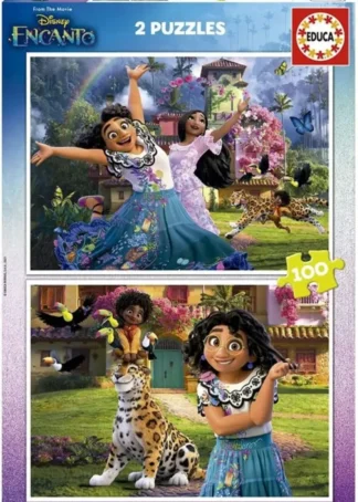 2 PUZZLES 100 PIEZAS ENCANTO DISNEY