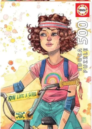 RUN LIKE A GIRL ESTHER GILI PUZZLE 500 PIEZAS