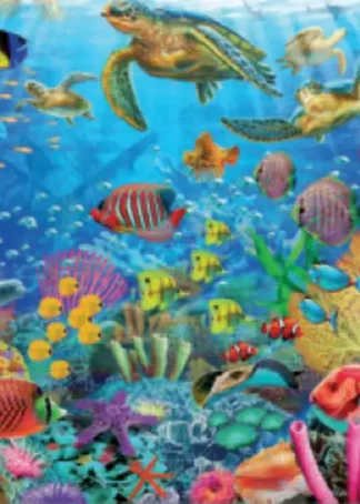 TORTUGAS EN EL PARAISO PUZZLE 1000 PIEZAS