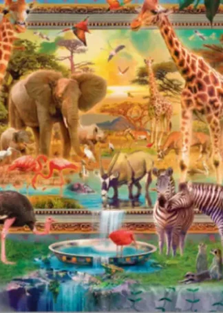 VOLVIENDO DE LA SABANA PUZZLE 4000 PIEZAS