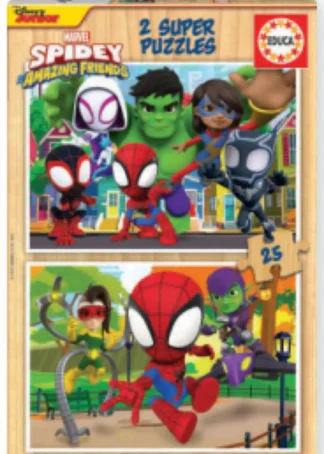 SPIDEY &HIS AMAZING FRIENDS PUZZLE 2X25