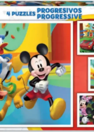MICKEY &FRIENDS PUZZLE PROGRESIVO 12 16 20 25