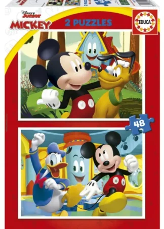MICKEY MOUSE FUN HOUSE 2X48 PIEZAS