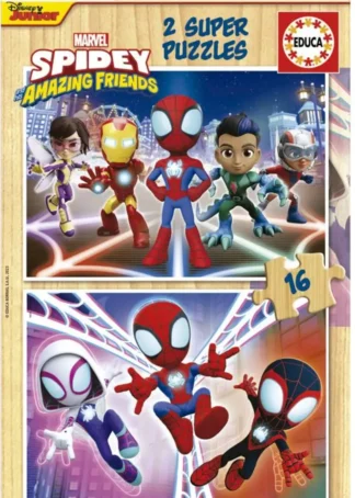 SPIDEY &HIS AMAZING FRIENDS PUZZLE 2X16 PIEZAS