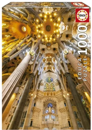 PUZZLE 1000 PIEZAS INTERIOR DE LA SAGRADA FAMILIA