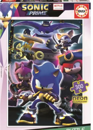 PUZZLE INFANTIL SONIC NEON 300 PIEZAS