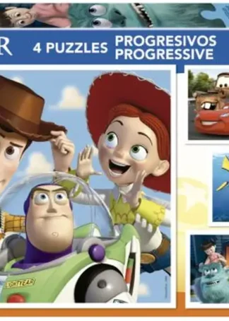 PUZZLE PROGRESIVO DISNEY PIXAR 12 16 20 25