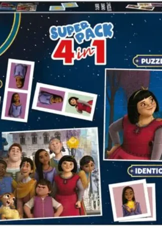 SUPERPACK WISH (DOMINO+ 2 PUZZLES + IDENTIC)
