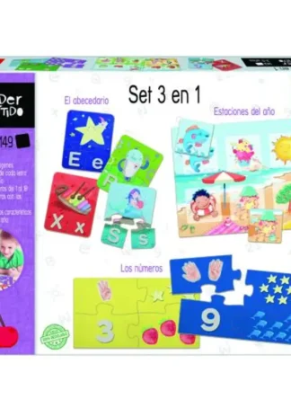 SET 3 EN 1 APRENDER ES DIVERTIDO