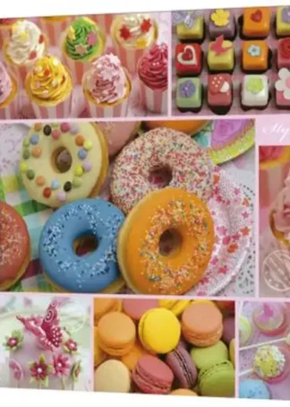 PUZZLE 500 PIEZAS COLLAGE DE DULCES