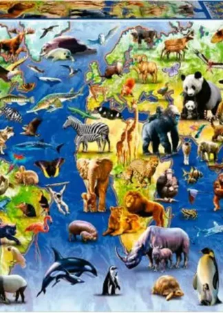 PUZZLE 500 PIEZAS ESPECIES EN PELIGRO DE EXTINCION