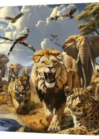 PUZZLE 1000 PIEZAS ANIMALES SALVAJES