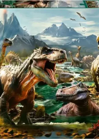 PUZZLE 1000 PIEZAS DINOSAURIOS FEROCES