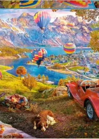 PUZZLE 3000 PIEZAS EL VALLE DE LOS GLOBOS