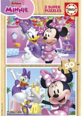 PUZZLE 2X50 PIEZAS MINNIE MOUSE