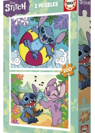 PUZZLE 2X100 PIEZAS STITCH
