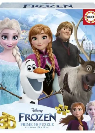 PUZZLE 3D LENTICULAR 200 PIEZAS FROZEN